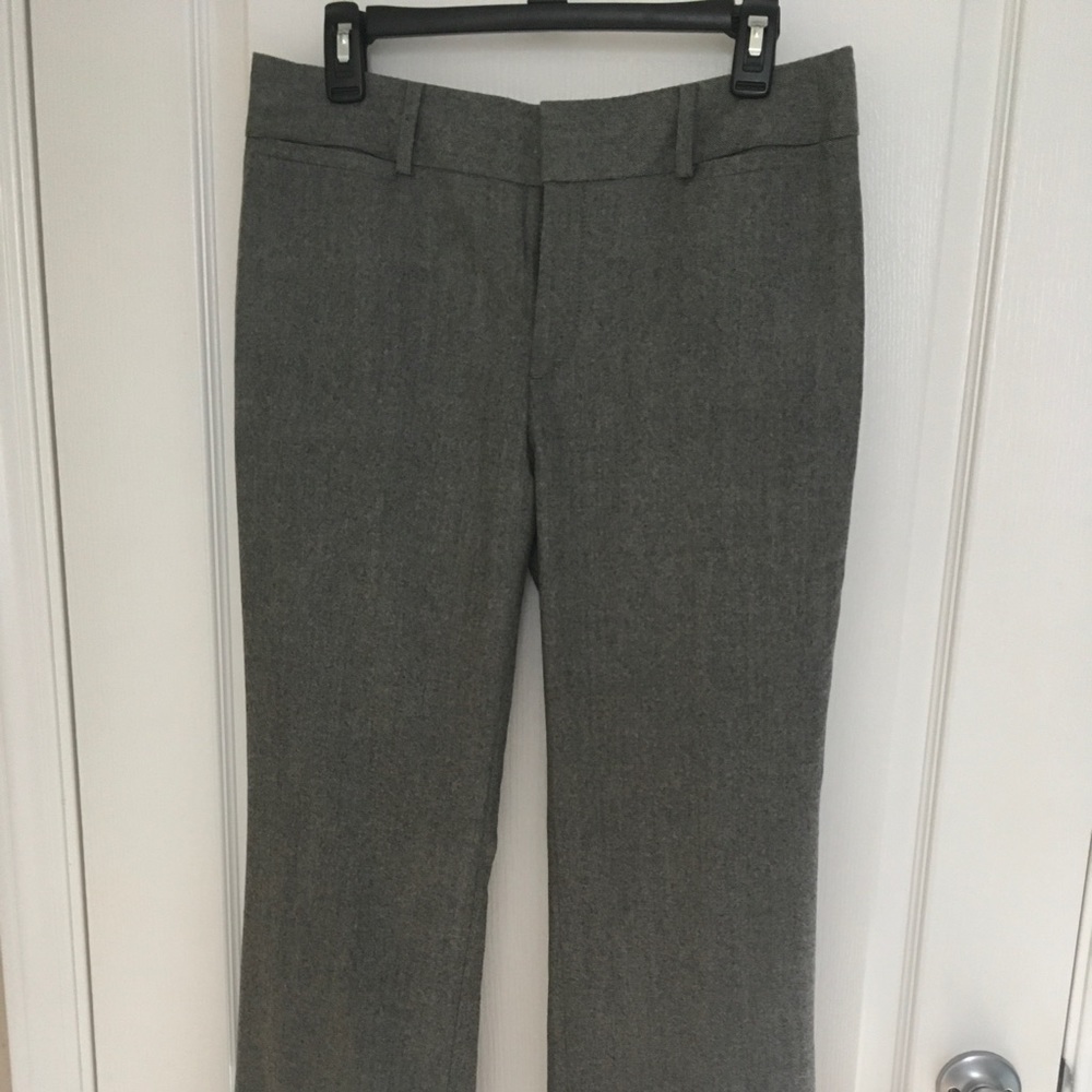 Banana Republic Martin Fit Wool Blend Bootcut Trouser Pants